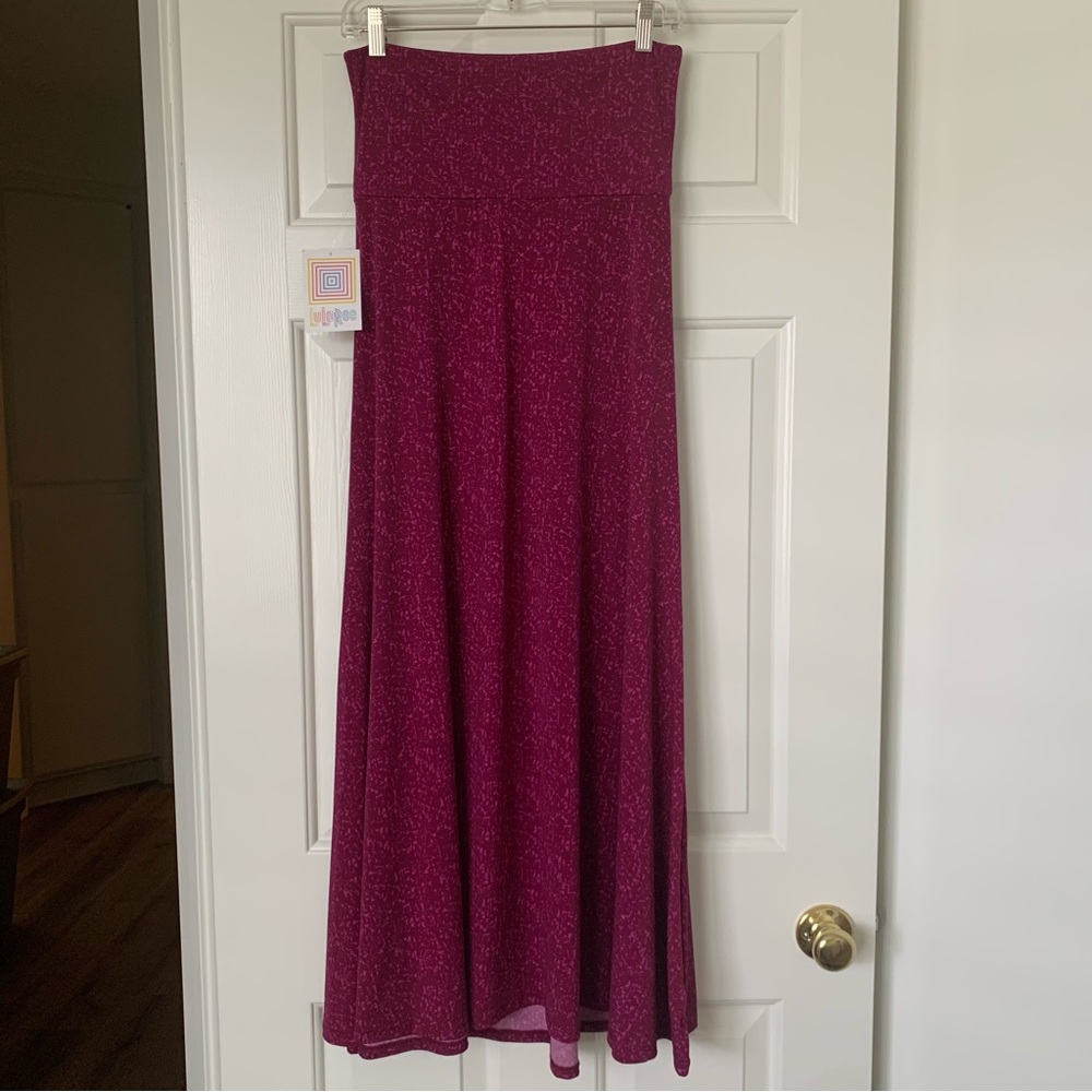 NWT Women’s LuLaRoe Purple Maxi Skirt/Strapless Dress, size XS